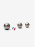 Jeu de 3 boules de pétanque logo RF Obut x Élysée