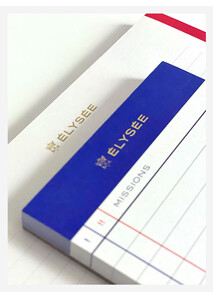 Bloc-Liste "Égalité"- Papier Tigre x Élysée