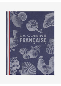 Torchon Bleu "La Cuisine Française" - Élysée x Le Jacquard Français