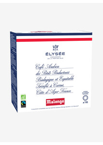 Café en dosettes - Élysée x Malongo (16 doses x 6.5g)