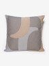 RF square cushion Beige Greige Gray - Élysée x Pinton