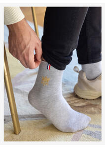 Gray Élysée Socks - Élysée x Maison Broussaud