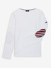 Tricolor elbow patches T-shirt - Élysée x Saint James
