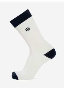 Chaussettes RF Ecru/Marine - Élysée x Maison Broussaud