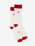 Chaussettes RF Ecru/Rouge - Élysée x Maison Broussaud