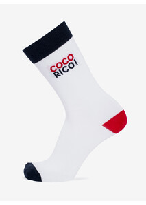 Chaussettes "Coco Rico" Blanc - Élysée x Maison Broussaud