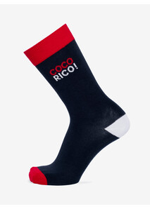 Chaussettes "Coco Rico" Marine - Élysée x Maison Broussaud