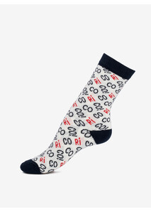 Chaussettes Enfant "Coco Rico" Écru - Élysée x Maison Broussaud