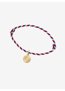 "RF" golden tassel bracelet - Élysée x Martineau