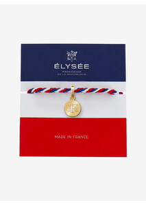 "RF" golden tassel bracelet - Élysée x Martineau