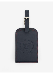 Blue leather address holder - Élysée x Larmorie