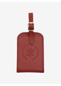 Red leather address holder - Élysée x Larmorie