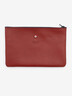 Red leather clutch - Élysée x Larmorie