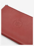 Red leather clutch - Élysée x Larmorie