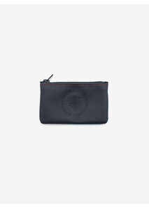 Blue leather purse - Élysée x Larmorie