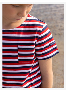 Children's T-shirt Tricolor stripes - Élysée x Saint James
