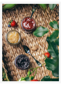 Coffret Confiture Myrtille Citron Vert Basilic - Élysée x La Chambre (100g)