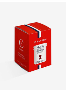 Coffret Confiture Fraise Gariguette & Piment d'Espelette - Élysée x La Chambre (100g)