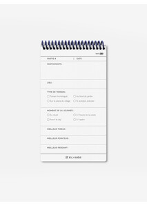 Pétanque notebook - Élysée x Papier Tigre