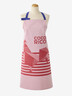 Apron "Coco-Rico" Red - Le Jacquard Français x Élysée