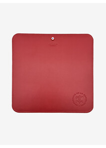 Red leather mouse pad – Élysée x Larmorie