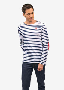 RF embroidered unisex sailor top - Élysée x Saint James