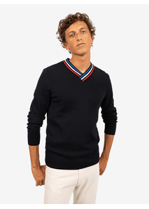 V-neck sweater - Élysée x Saint James