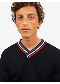 V-neck sweater - Élysée x Saint James