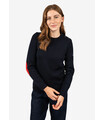 Pull Femme Brégançon  - Coudières tricolores - Élysée x Saint James