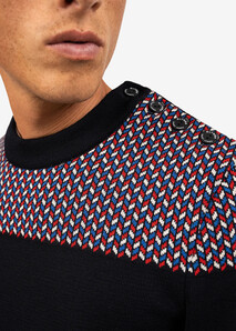 Tricolore Men Breton sweater - Élysée x Saint James