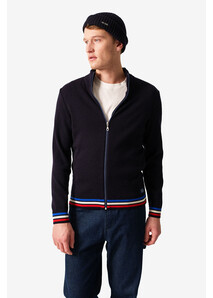 Men’s Navy Cardigan – Élysée x Saint James