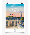 Affiche Palais de l'Élysée 42 x 59,4 cm - Élysée x La Loutre
