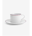 Tasse à thé et soucoupe en coffret - Élysée x Degrenne