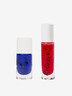 Marianne Gift Set – Red Lip Gloss & Blue Water-Based Nail Polish – Élysée x Nailmatic