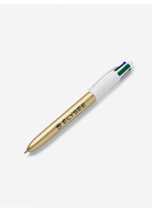 Stylo 4 couleurs Doré - Élysée x BIC®