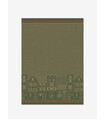 Essuie-mains Vert "Village de Noël" - Élysée x Le Jacquard Français