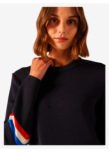 Unisex Navy Mondiovision Sweater – Élysée x Saint James