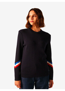 Unisex Navy Mondiovision Sweater – Élysée x Saint James