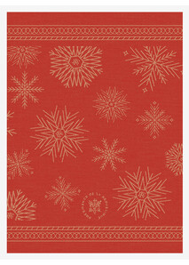 Set of 2 Red Placemats “Starry Sky” – Élysée x Le Jacquard Français