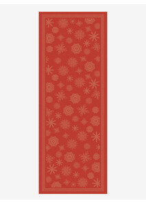 Chemin de Table Rouge "Ciel étoilé" - Élysée x Le Jacquard Français