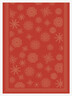 Red Table Runner “Starry Sky” – Élysée x Le Jacquard Français