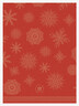 Set of 2 Red “Starry Sky” Cotton Napkins 55 x 55 cm