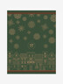 Torchon Vert "Village de Noël" - Élysée x Le Jacquard Français