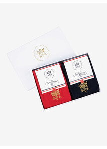 Coffret Duo Chaussettes brodées - Élysée x Maison Broussaud