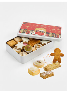 Christmas Biscuit Tin 290g – Élysée x Maison Alsacienne de Biscuiterie
