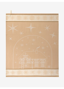 Torchon Or "Noël au Chalet" - Élysée x Le Jacquard Français