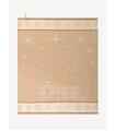Gold Tea Towel “Christmas at the Chalet” – Élysée x Le Jacquard Français