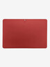 Red leather desk pad – Élysée x Larmorie