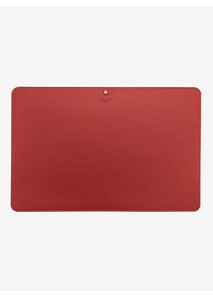 Red leather desk pad – Élysée x Larmorie