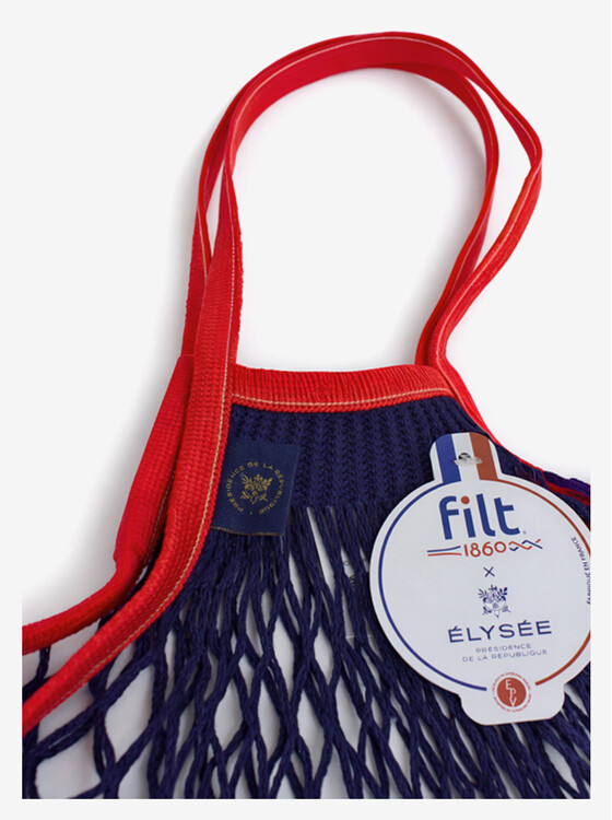 Grand filet à provision Poignée Liseré Or - Élysée x Filt 1860